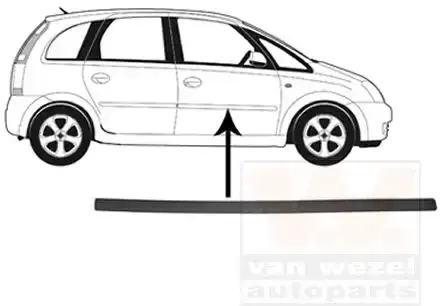 Φάσα Πόρτας OPEL MERIVA MPV / ΠΟΛΥΜΟΡΦΙΚΑ / 5dr 2003 - 2006 1.3 CDTI (E75)  ( Z 13 DTJ  ) (75 hp ) Πετρέλαιο #023706541
