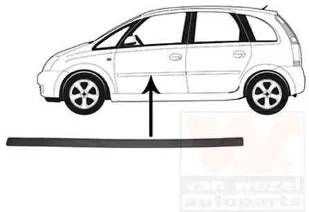 Φάσα Πόρτας OPEL MERIVA MPV / ΠΟΛΥΜΟΡΦΙΚΑ / 5dr 2003 - 2006 1.3 CDTI (E75)  ( Z 13 DTJ  ) (75 hp ) Πετρέλαιο #023706542