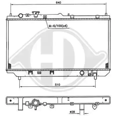 Ψυγείο Νερού MAZDA 323 Sedan / 4dr 2001 - 2003 ( BJ ) 1.5  (   ) (109 hp ) Βενζίνη #025706300