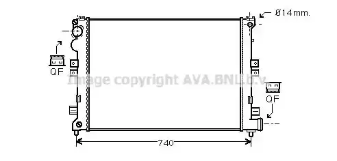 Ψυγείο Νερού FIAT SCUDO Mini Bus 1995 - 2003 ( 220P ) 2.0 JTD  ( RHX  ) (94 hp ) Πετρέλαιο #026206335