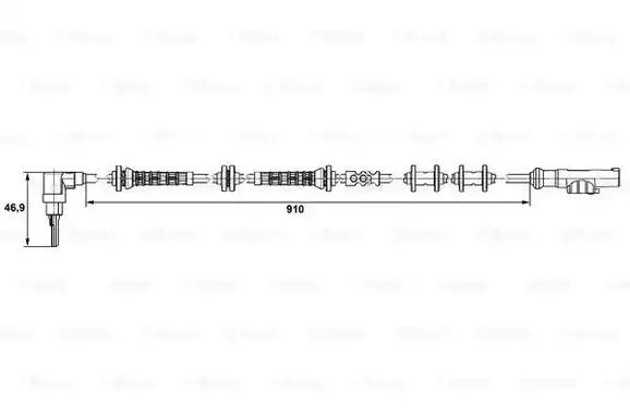 Αισθητήρας ABS FIAT PANDA 2003 - 2009 ( 169 ) BOSCH 0 265 007 448