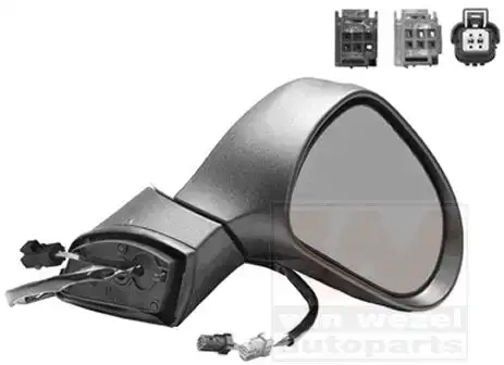 Καθρέπτης Ηλεκτρικός PEUGEOT 207 Hatchback / 3dr 2006 - 2009 1.4  ( KFV (TU3A)  ) (72 hp ) Βενζίνη #027007501