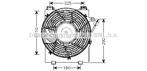 Βεντιλατέρ A/C OPEL COMBO Mini Van 2000 - 2004 1.3 CDTI 16V  ( Y 13 DT,Z 13 DT  ) (69 hp ) Πετρέλαιο #028606460
