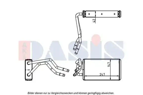 Ψυγείο Καλοριφέρ FORD TRANSIT Van 2006 - 2012 2.2 TDCi  ( QVFA  ) (110 hp ) Πετρέλαιο #029706500