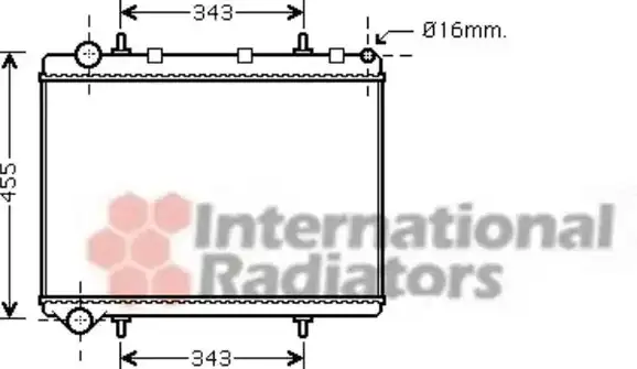 Ψυγείο Νερού PEUGEOT 307 Cabrio / Coupe 2dr 2005 - 2008 2.0 16V  ( RFN (EW10J4)  ) (136 hp ) Βενζίνη #030706330