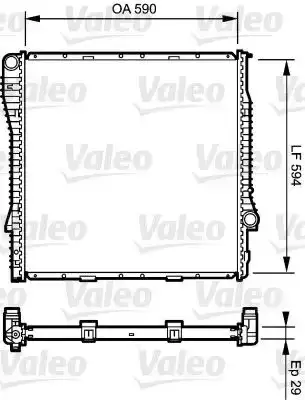 Ψυγείο Νερού BMW X5 SUV/ ΕΚΤΟΣ ΔΡΟΜΟΥ / 5dr 2000 - 2004 ( Ε53 ) 3.0 d  ( M57 D30 (306D1)  ) (184 hp ) Πετρέλαιο #031306300