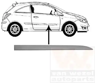 Φάσα Πόρτας OPEL CORSA Hatchback / 3dr 2006 - 2011 ( D ) 1.0 (L08, L68)  ( Z 10 XEP  ) (60 hp ) Βενζίνη #032806521