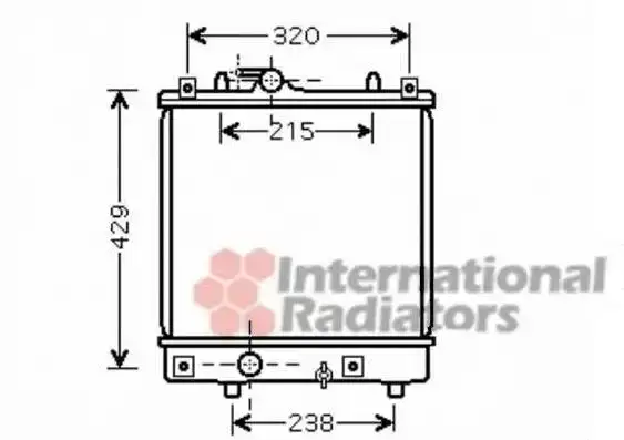 Ψυγείο Νερού OPEL AGILA Hatchback / 5dr 2003 - 2007 1.0 (F68)  ( Z 10 XEP  ) (60 hp ) Βενζίνη #033106310