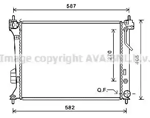 Ψυγείο Νερού HYUNDAI i20 Hatchback / 5dr 2009 - 2012 1.2  ( G4LA  ) (78 hp ) Βενζίνη #036506340