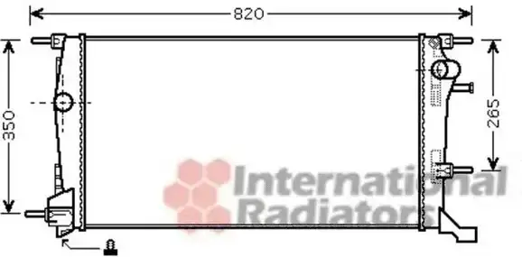 Ψυγείο Νερού RENAULT SCENIC MPV / ΠΟΛΥΜΟΡΦΙΚΑ / 5dr 2008 - 2012 ( JZ ) 1.6 16V (JZ0U, JZ1B)  ( K4M 858,K4M R 858  ) (110 hp ) Βενζίνη #038506310