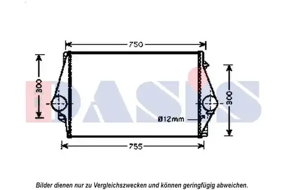 Ψυγείο Intercooler VOLVO S80 Sedan / 4dr 1999 - 2006 ( TS )  ( XY ) 2.0  ( B 5204 T4  ) (163 hp ) Βενζίνη #040606200