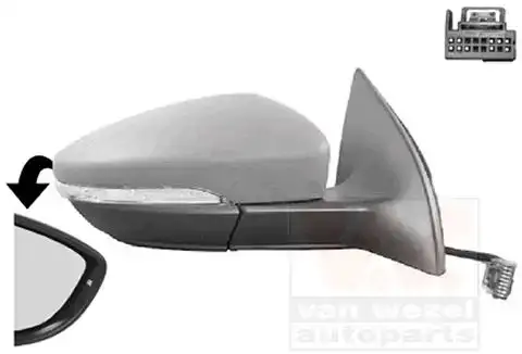 Καθρέπτης Ηλεκτρικός VW PASSAT CC Sedan / 4dr 2008 - 2013 1.4 TSI MultiFuel  ( CKMA  ) (160 hp ) Βενζίνη/αιθανόλη #047007481