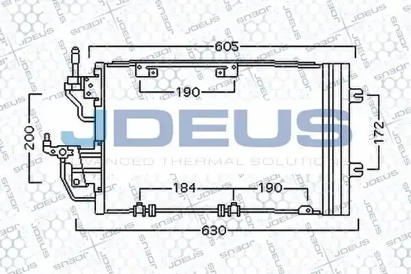 Ψυγείο A/C (Εξωτερικό) OPEL ASTRA Hatchback / 5dr 2004 - 2007 ( H ) 1.3 CDTI (L48)  ( Z 13 DTH  ) (90 hp ) Πετρέλαιο #047106425