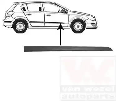 Φάσα Πόρτας OPEL ASTRA Hatchback / 5dr 2004 - 2007 ( H ) 1.2 (L48)  ( Z 12 XEP  ) (80 hp ) Βενζίνη #047106541