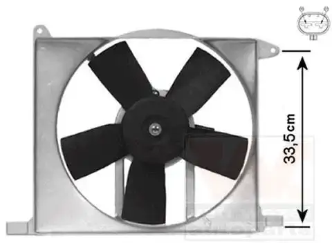 Βεντιλατέρ Νερού OPEL ASTRA Sedan / 4dr 1991 - 1994 ( F ) 1.4 (F19, M19)  ( 14 NV  ) (75 hp ) Βενζίνη #047806440