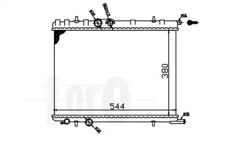 Ψυγείο Νερού CITROEN BERLINGO MPV / ΠΟΛΥΜΟΡΦΙΚΑ / 5dr 2002 - 2008 ( I )( MF ) 1.1 i (MFHDZ, MFHFX)  ( HDZ (TU1M),HFX (TU1JP)  ) (60 hp ) Βενζίνη #050906315