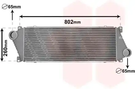 Ψυγείο Intercooler MERCEDES SPRINTER Van 1995 - 2000 ( 901 ) ( 902 ) ( 903 ) 208 CDI  ( OM 611.987  ) (82 hp ) Πετρέλαιο #052606200