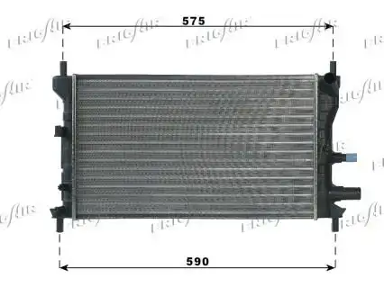 Ψυγείο Νερού FORD FIESTA ( JB ) Hatchback / 3dr 1996 - 1999 ( Mk4a ) 1.1  (   ) (50 hp ) Βενζίνη #053006305