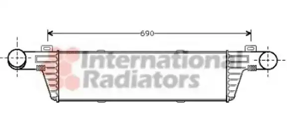Ψυγείο Intercooler MERCEDES E CLASS S/Wagon / 5dr 1996 - 1999 ( W210 ) E 250 T D (210.210)  ( OM 605.912  ) (113 hp ) Πετρέλαιο #053206210