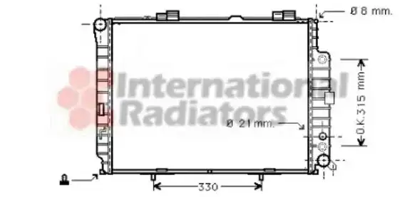 Ψυγείο Νερού MERCEDES E CLASS Sedan / 4dr 1996 - 1999 ( W210 ) E 300 D (210.020)  ( OM 606.912  ) (136 hp ) Πετρέλαιο #053206365