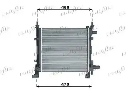 Ψυγείο Νερού FORD KA Hatchback / 3dr 1997 - 2008 ( RB ) 1.0 i  ( ZH10JRB  ) (52 hp ) Βενζίνη #057106325