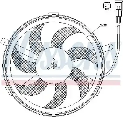 Βεντιλατέρ Νερού MINI COOPER Hatchback / 3dr ( R56 ) 2006 - 2011 Cooper  ( N12 B16 A,N16 B16 A  ) (115 hp ) Βενζίνη #060306450