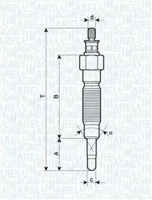 Προθερμαντήρας MITSUBISHI PAJERO 2000 - 2002 MAGNETI MARELLI 062900064304