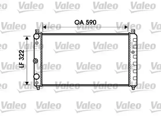 Ψυγείο Νερού SKODA FELICIA S/Wagon / 5dr 1994 - 1998 ( 6U1/5 ) 1.6 GLX  ( AEE  ) (75 hp ) Βενζίνη #064606310