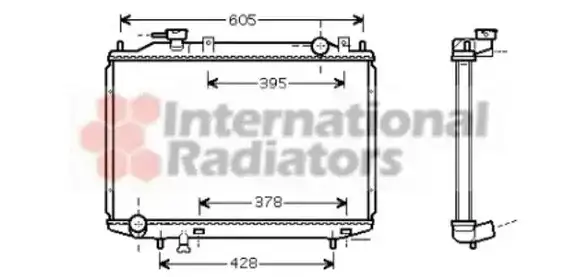 Ψυγείο Νερού FORD RANGER Pick-Up 1999 - 2003 ( TU_ ) 2.5 D  (   ) (105 hp ) Πετρέλαιο #067506300