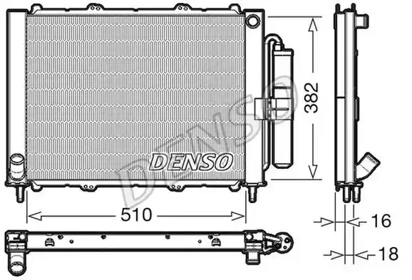 Ψυγείο Νερού & A/C (Σετ) RENAULT KANGOO MPV / ΠΟΛΥΜΟΡΦΙΚΑ / 5dr 2003 - 2008 ( KC ) 1.0 RN  ( D4D 700,D4D 720  ) (70 hp ) Βενζίνη #070306335