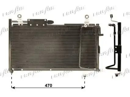 Ψυγείο A/C (Εξωτερικό) SUZUKI SWIFT Hatchback / 3dr 1997 - 2005 ( SF ) 1.0  ( G10A  ) (56 hp ) Βενζίνη #070706400