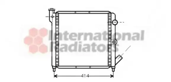 Ψυγείο Νερού RENAULT EXPRESS Mini Van 1988 - 1991 1.0  ( C1C 706  ) (42 hp ) Βενζίνη #073206300