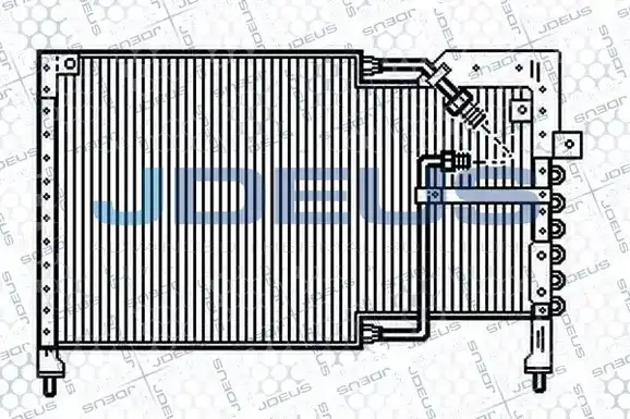 Ψυγείο A/C (Εξωτερικό) MAZDA 323 Sedan / 4dr 1990 - 1992 ( BG ) 1.3  ( B383,B3E  ) (67 hp ) Βενζίνη #077406400
