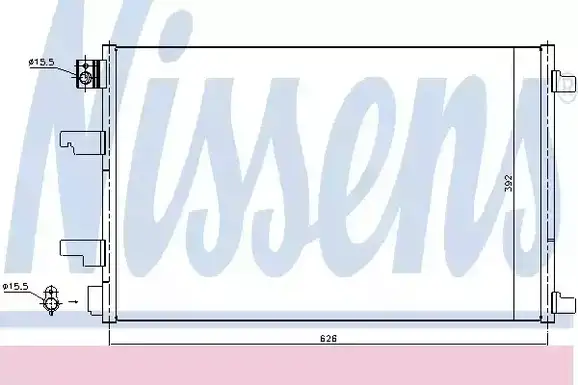 Ψυγείο A/C (Εξωτερικό) NISSAN QASHQAI SUV/ ΕΚΤΟΣ ΔΡΟΜΟΥ / 5dr 2007 - 2010 ( J10 )( JJ10 ) 1.6 dCi  ( R9M  ) (130 hp ) Πετρέλαιο #080406430
