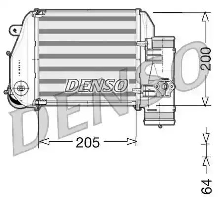 Ψυγείο Intercooler AUDI A6 Sedan / 4dr 2008 - 2010 ( 4F ) 2.7 TDI  ( BPP  ) (180 hp ) Πετρέλαιο #084706202