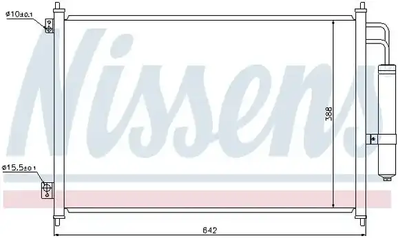 Ψυγείο A/C (Εξωτερικό) NISSAN XTRAIL SUV/ ΕΚΤΟΣ ΔΡΟΜΟΥ/ 5dr 2007 - 2012 ( T31 ) 2.0  ( MR20DE  ) (141 hp ) Βενζίνη #085506410