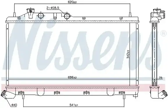 Ψυγείο Νερού SUBARU IMPREZA Hatchback / 5dr 2008 - 2014 1.5 AWD  ( EL15  ) (107 hp ) Βενζίνη #095906330