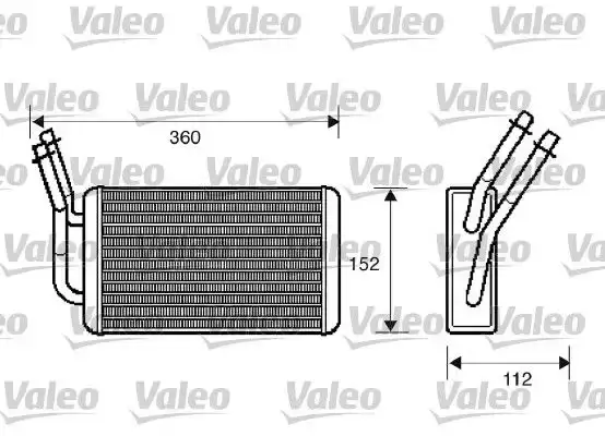 Ψυγείο Καλοριφέρ FORD TRANSIT Van 2000 - 2006 ( FA_ _ ) 2.0 DI (FAE_, FAF_, FAG_)  ( D3FA  ) (75 hp ) Πετρέλαιο #097306500