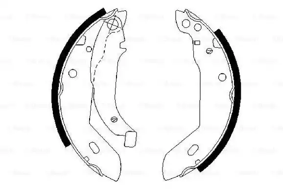 Θερμουίτ/Σιαγώνα PEUGEOT 205 1983 - 1992 ( 741 ) BOSCH 0 986 487 533