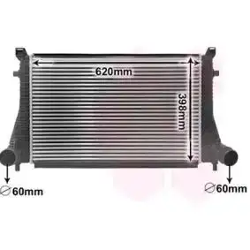 Ψυγείο Intercooler SEAT LEON S/Wagon / 5dr  2016 - 2020 ( F/L ) 1.8 TFSI  ( CJSA  ) (180 hp ) Βενζίνη #724106230