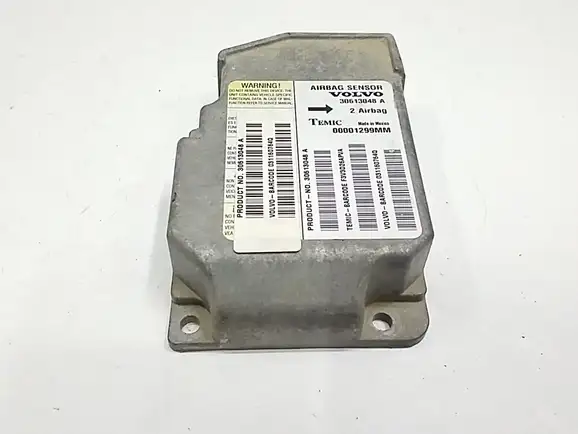 Εγκέφαλος Αερόσακων VOLVO S40 Sedan / 4dr 2000 - 2004 ( VS ) 1.6  ( B 4164 S  ) (105 hp ) Βενζίνη #00001299MM