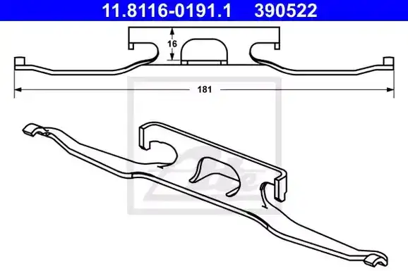 Μεμονωμένα εξαρτήματα MERCEDES SPRINTER 1995 - 2000 ( 901 ) ( 902 ) ( 903 ) ATE 11.8116-0191.1