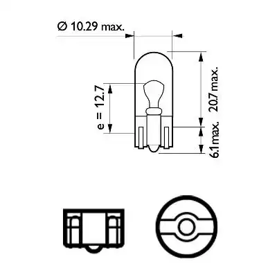 Λυχνία προβολέα TOYOTA LAND CRUISER 2010 - 2014 ( J150 ) PHILIPS 12961