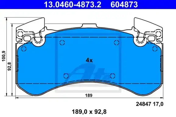 Τακάκια Σετ AUDI …