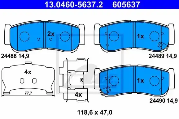 Τακάκια Σετ HYUNDAI …