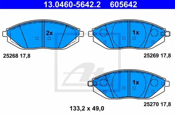 Τακάκια Σετ CHEVROLET-DAEWOO …