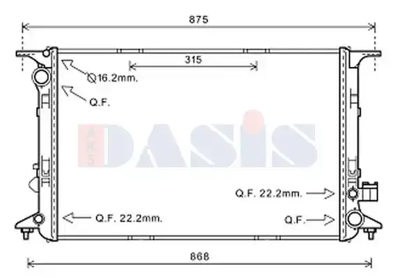 Ψυγείο Νερού AUDI A8 Sedan / 4dr 2013 - 2.0 TFSI hybrid  ( CHJA  ) (211 hp ) βενζινοκίνητο/ηλεκτροκίνητο #134106300