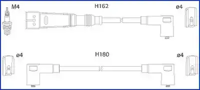 Μπουζοκαλώδιο / Εξαρτήματα Σύνδεσης VW POLO 1994 - 1999 ( 6N1 ) HITACHI 134784