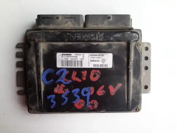 Εγκέφαλος Κινητήρα RENAULT CLIO ( BB ) Ηatchback / 5dr 1998 - 2001 1.4 16V (B/CB0L)  ( K4J 712,K4J 713  ) (95 hp ) Βενζίνη #S110030058A