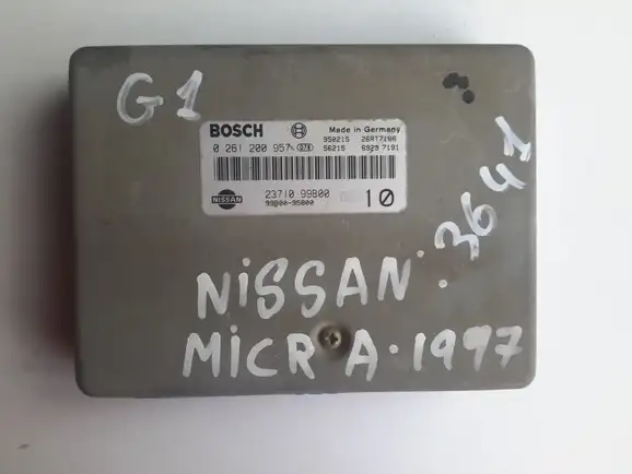 Εγκέφαλος Κινητήρα NISSAN MICRA Hatchback / 3dr 1993 - 1997 ( K11 ) 1.0 i 16V  ( CG10DE  ) (54 hp ) Βενζίνη #0261200957